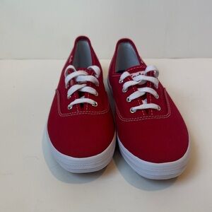 Keds Champion Red Canvas Sz 7